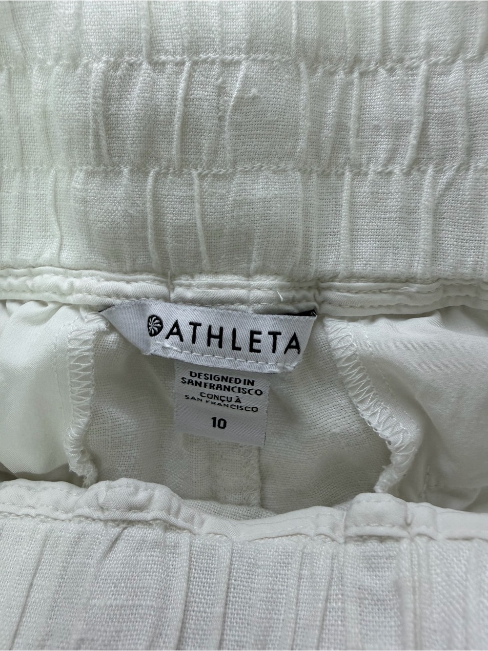 Athleta White Women's Athletic Shorts with Elastic Waistband